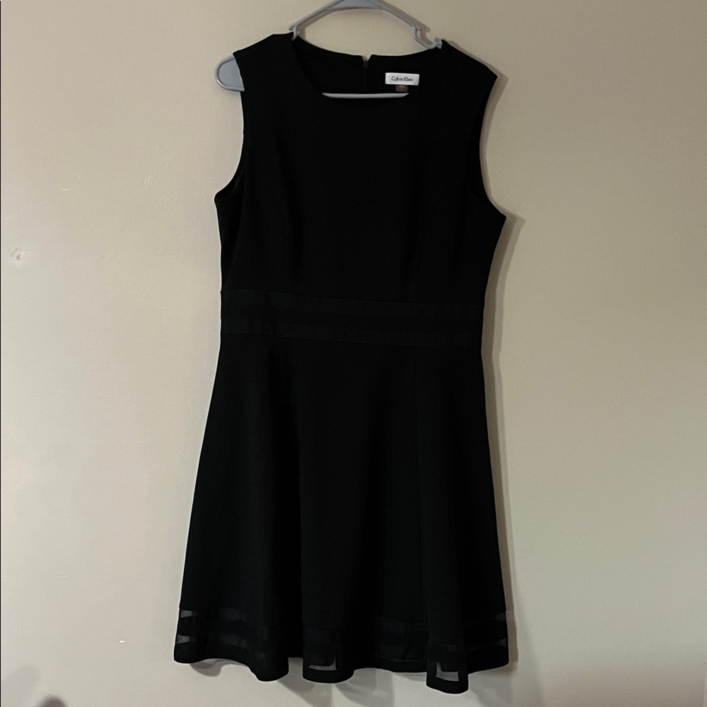 Calvin Klein Elegant Black Mini Dress